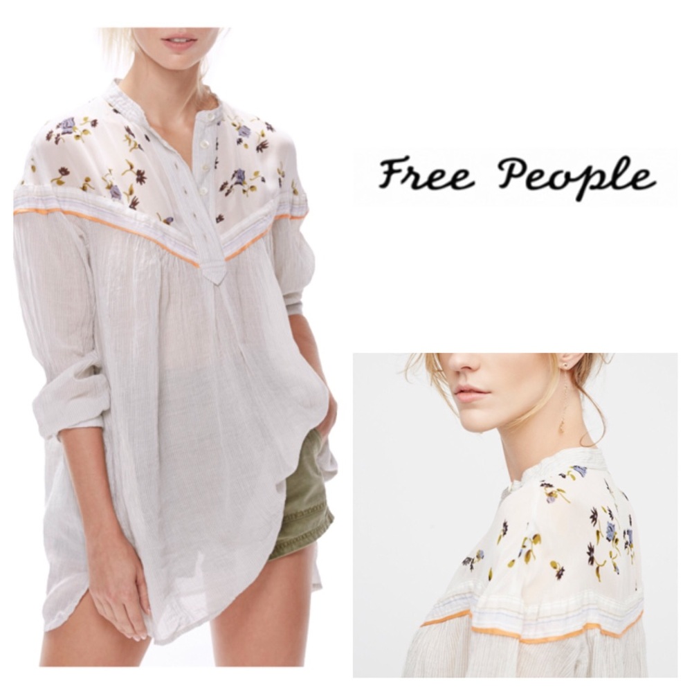 Free People Hearts and Colors Top